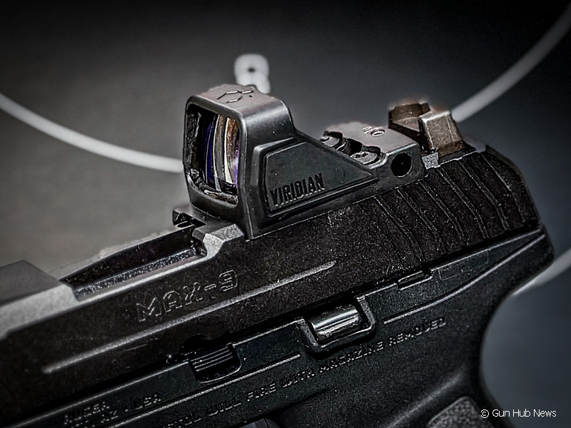 Viridian RFX II green dot reflex sight.