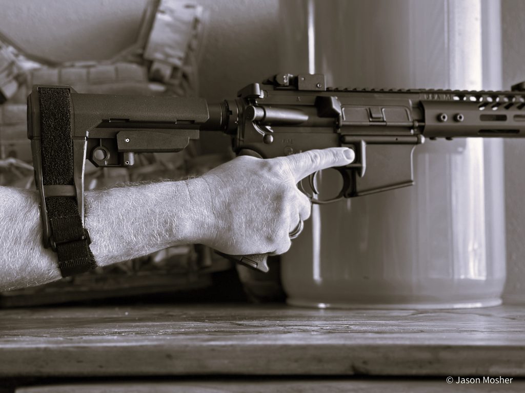Stabilizing brace.