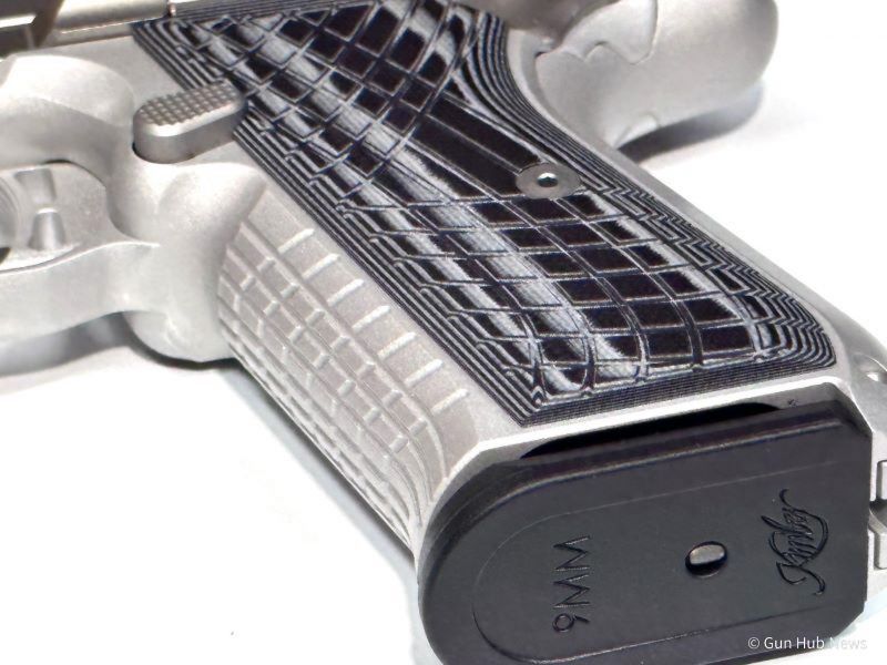 The G10 grips on the KDS9c .
