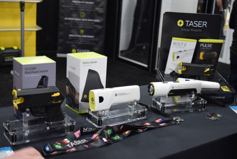 Taser's Pulse, Bolt 2 and Strikelight 2.
