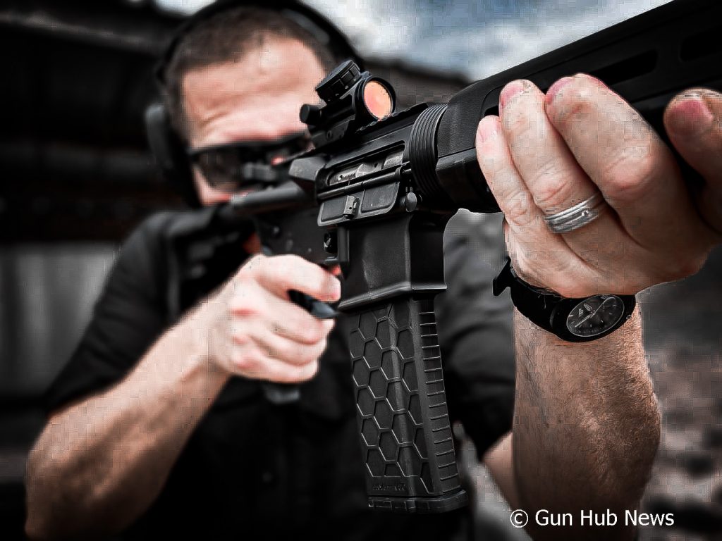 Hex mags for AR-15 rifles.