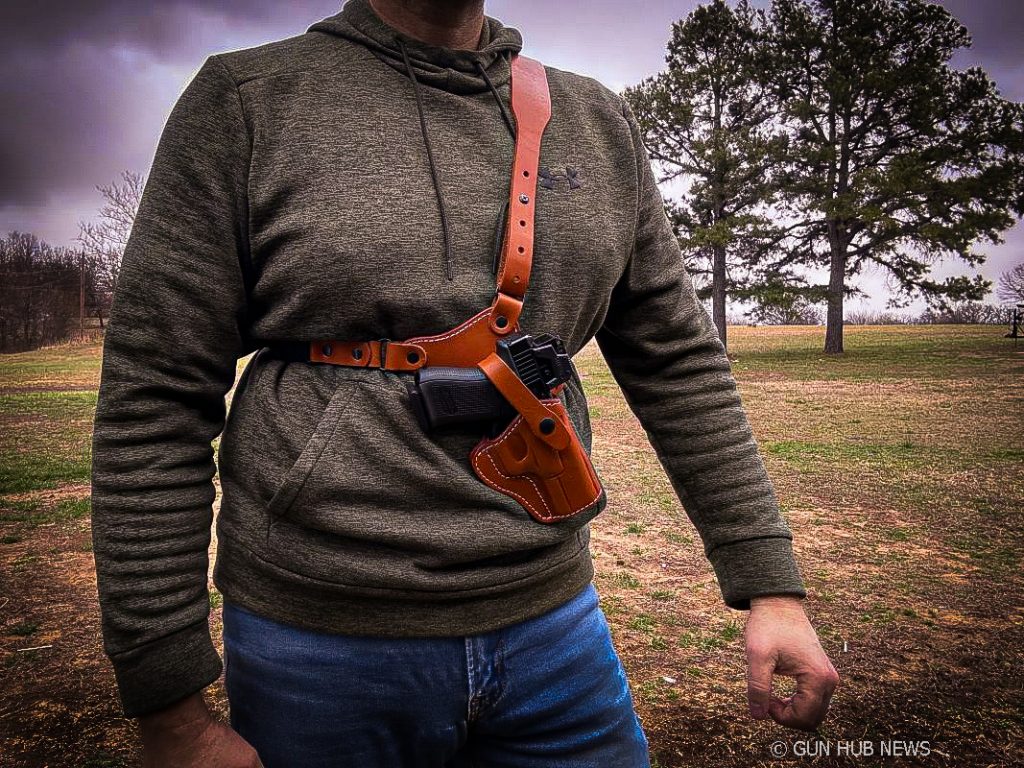 Chest holster.