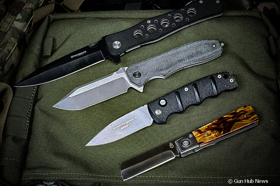 Folding knives in all sizes.
