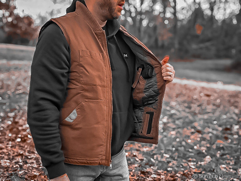 Built in pockets for a gun.